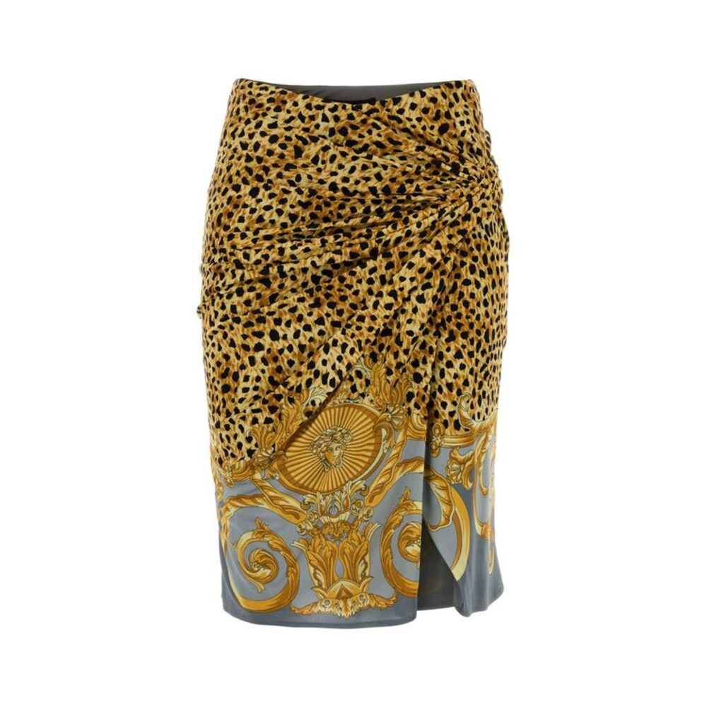 Versace Women Printed Jersey Skirt